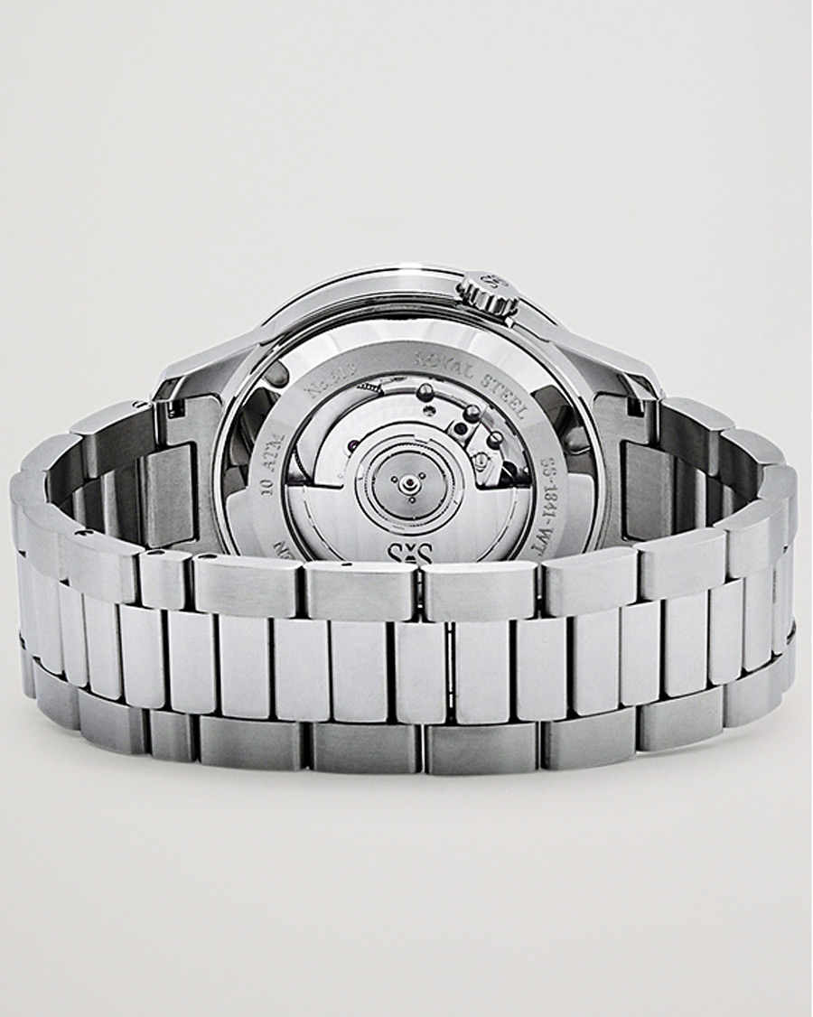 Uomini | Sjöö Sandström Royal Steel Worldtimer 41mm Blue with Steel | Sjöö Sandström | Royal Steel Worldtimer 41mm Blue with Steel