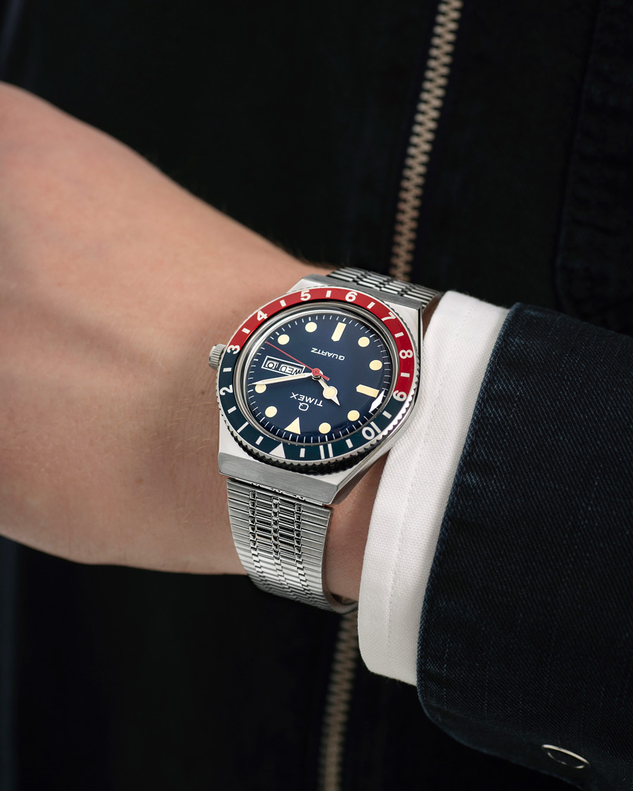 Uomini | Timex Q Reissue 1979 Silver/Blue Dial | Timex | Q Reissue 1979 Silver/Blue Dial