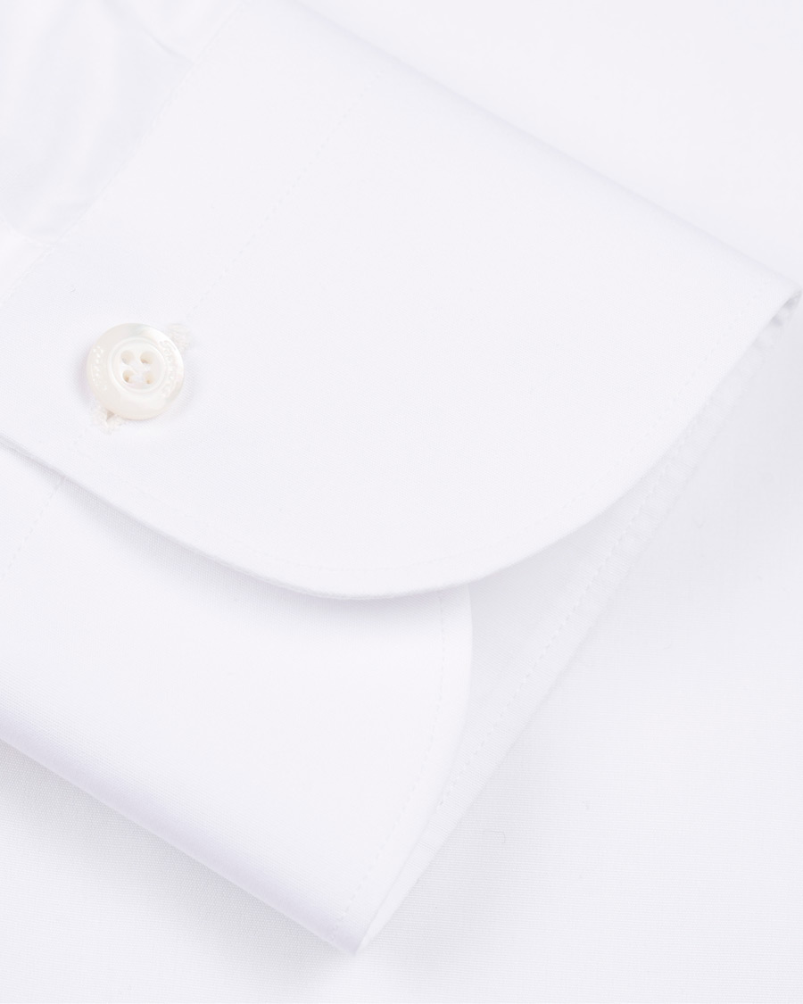 Uomini | Camicie | Finamore Napoli | Milano Slim Fit Classic Shirt White
