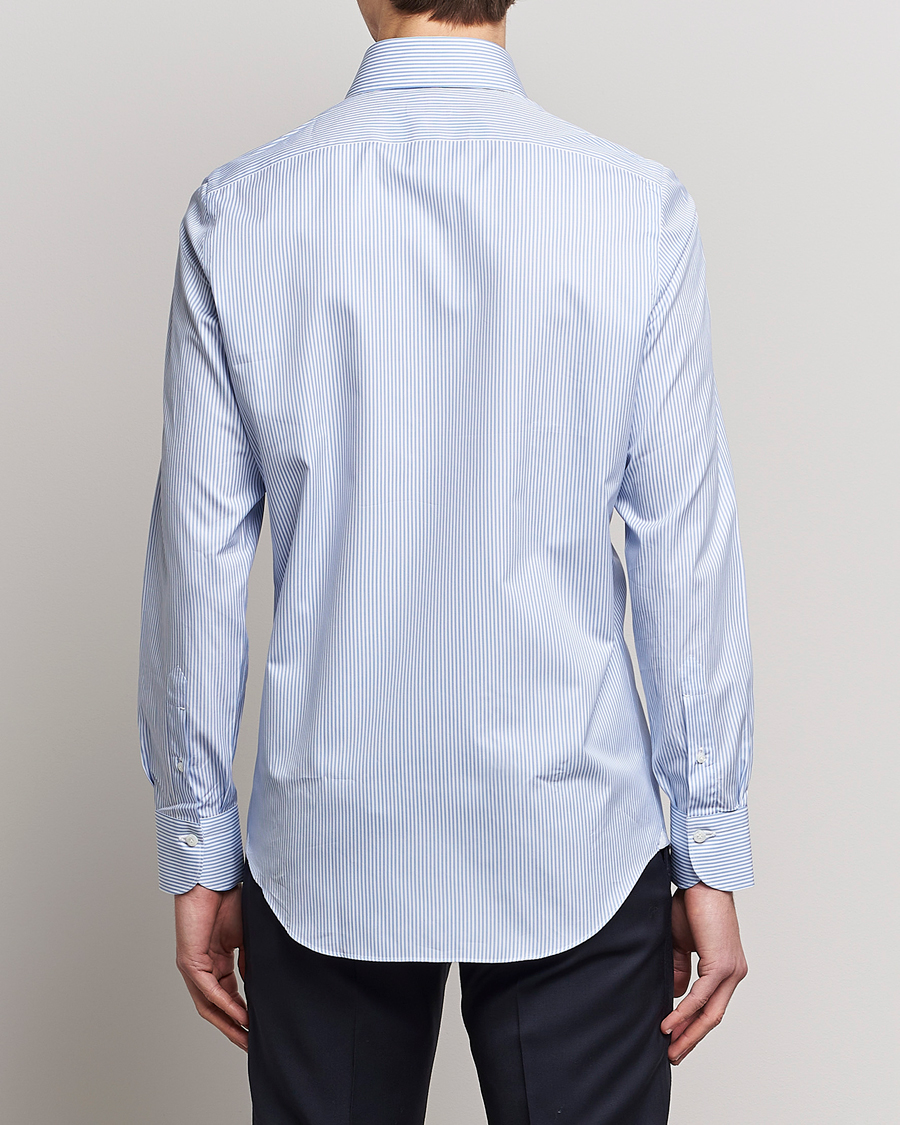 Uomini | Camicie | Finamore Napoli | Milano Slim Fit Classic Shirt Blue