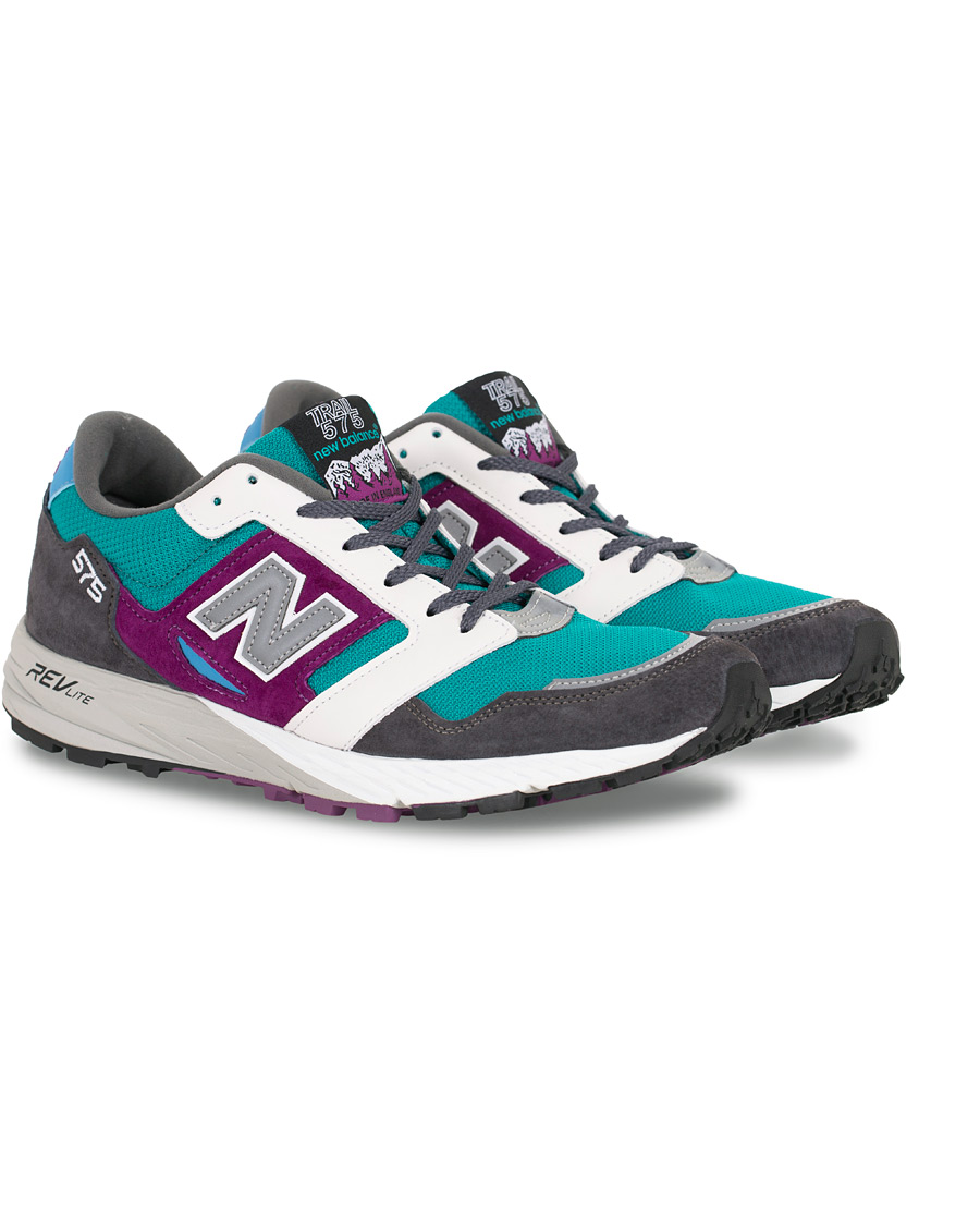 Uomini | New Balance Trail 575 Sneaker Grey/Green | New Balance | Trail 575 Sneaker Grey/Green