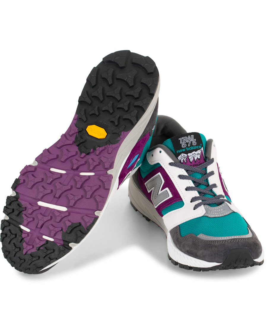 Uomini | New Balance Trail 575 Sneaker Grey/Green | New Balance | Trail 575 Sneaker Grey/Green