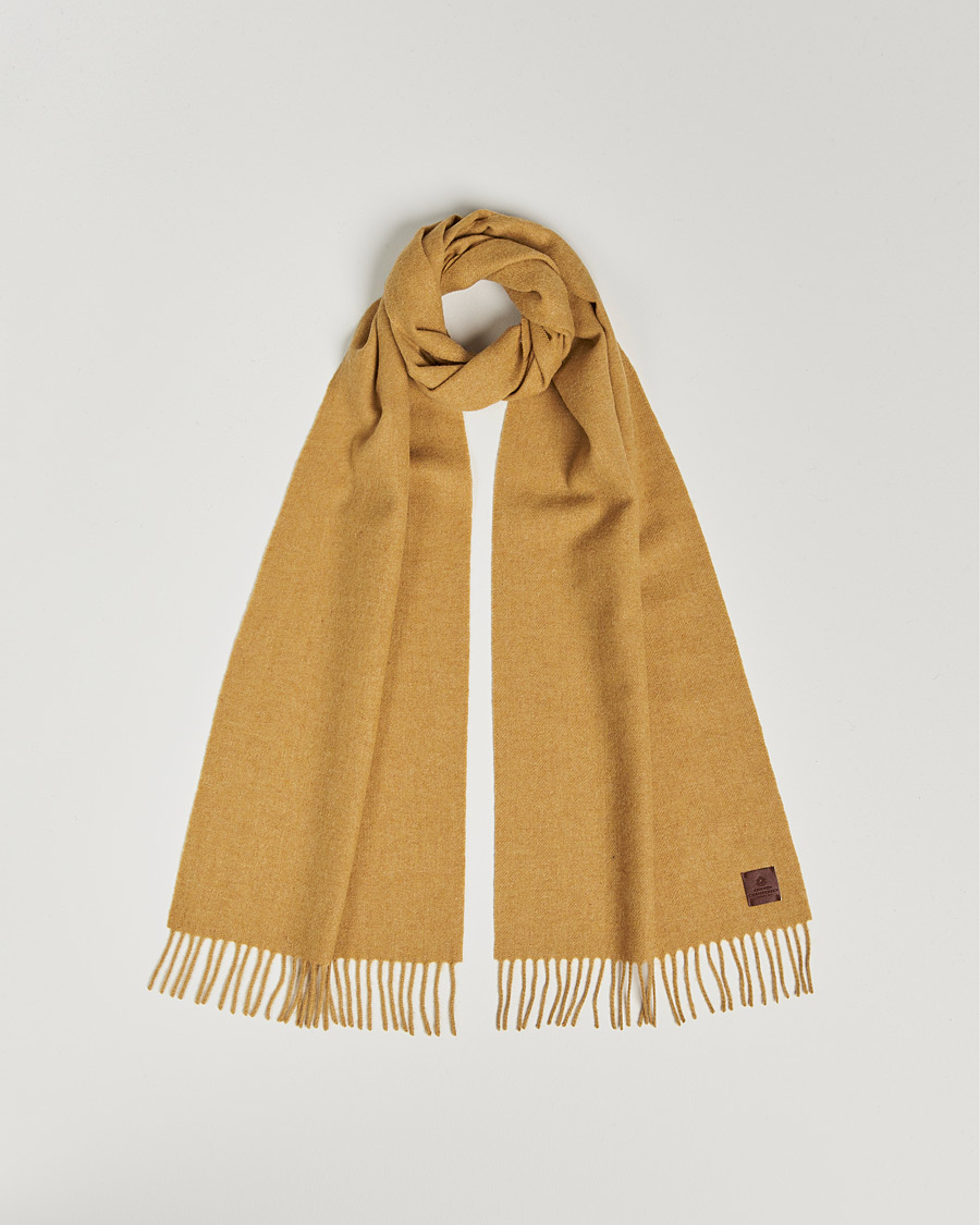 Uomini | Amanda Christensen Wool Scarf Yellow Melange | Amanda Christensen | Wool Scarf Yellow Melange