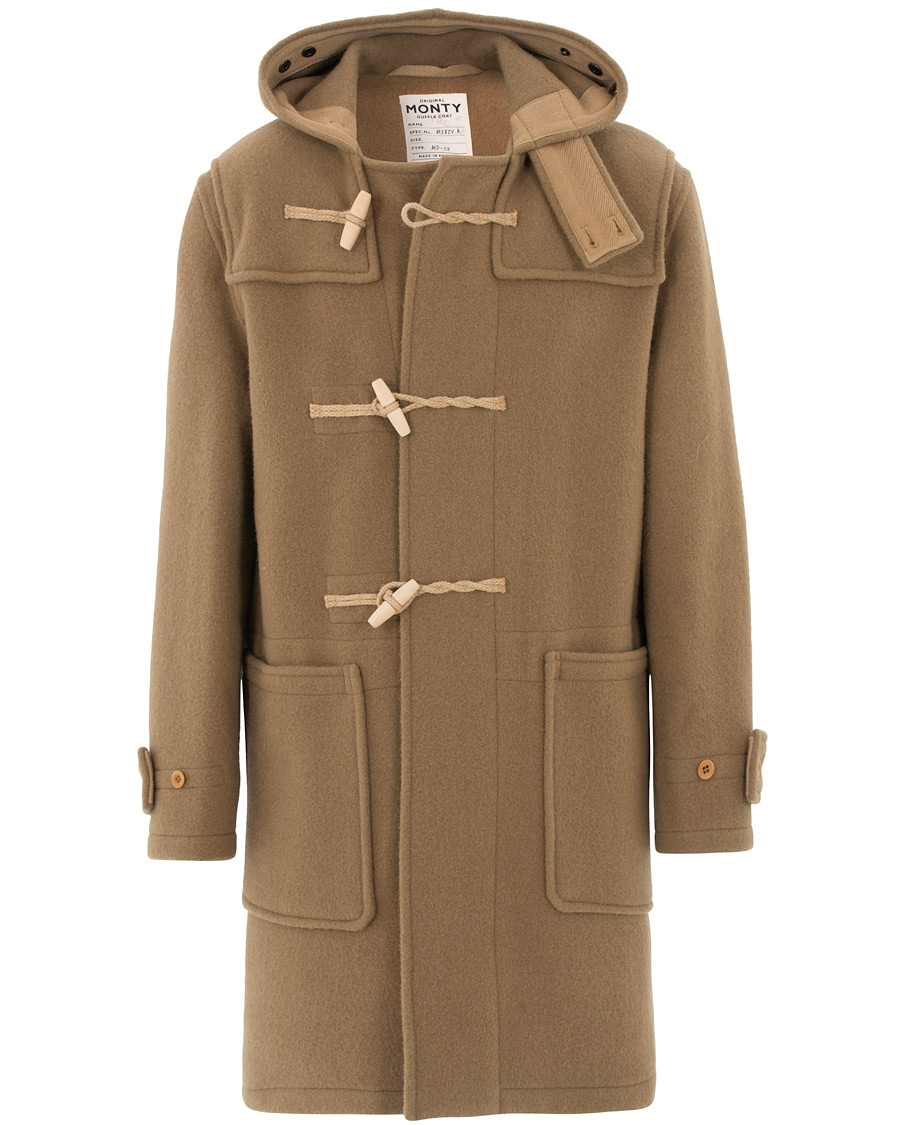 Uomini | Giacche | Gloverall | 575 Monty Original Duffle Coat Camel