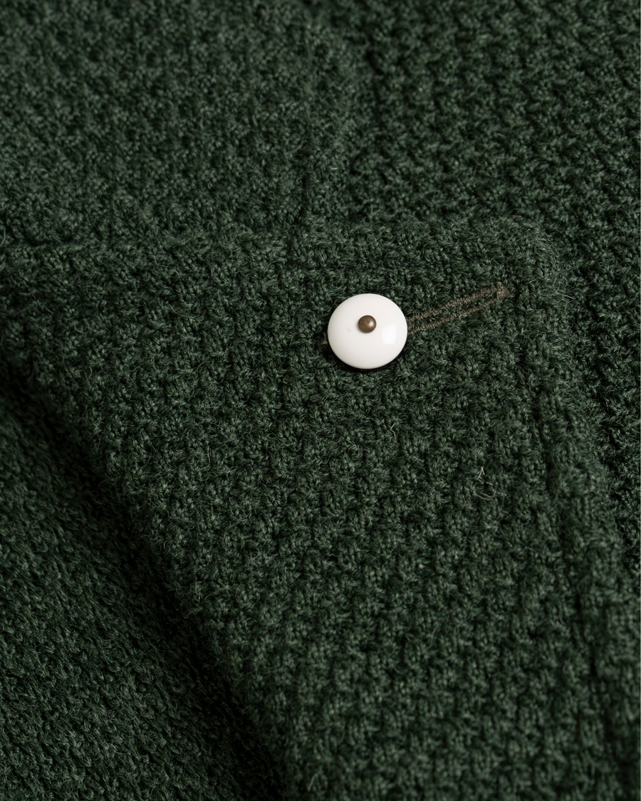 Uomini | Blazers | L.B.M. 1911 | Knitted Cardigan Blazer Green