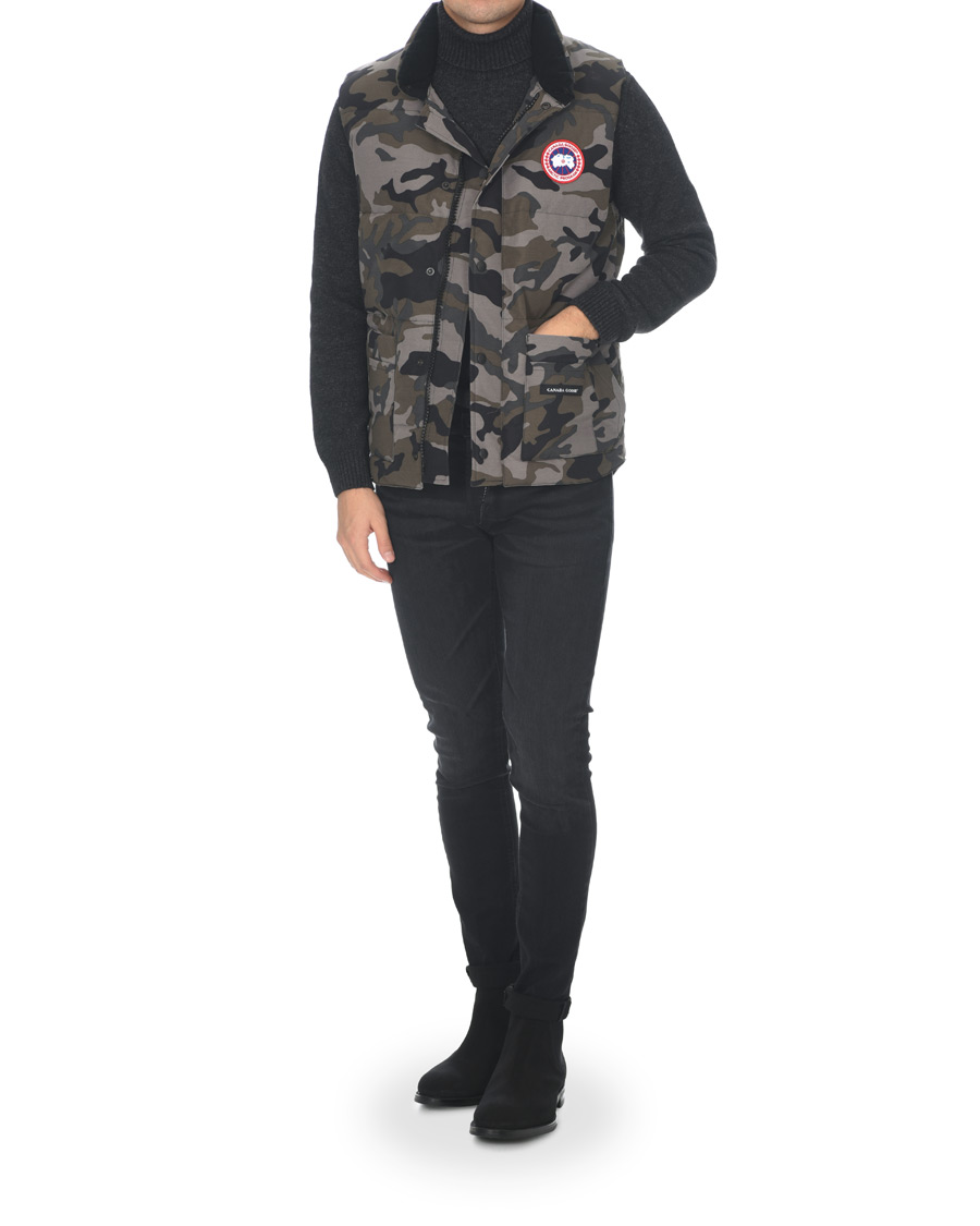 Uomini | Giacche | Canada Goose | Freestyle Crew Vest Coastal Grey Camo