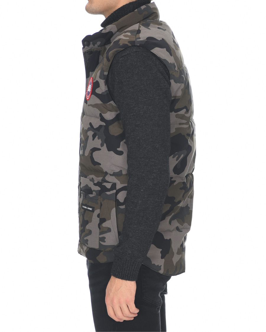 Uomini | Giacche | Canada Goose | Freestyle Crew Vest Coastal Grey Camo