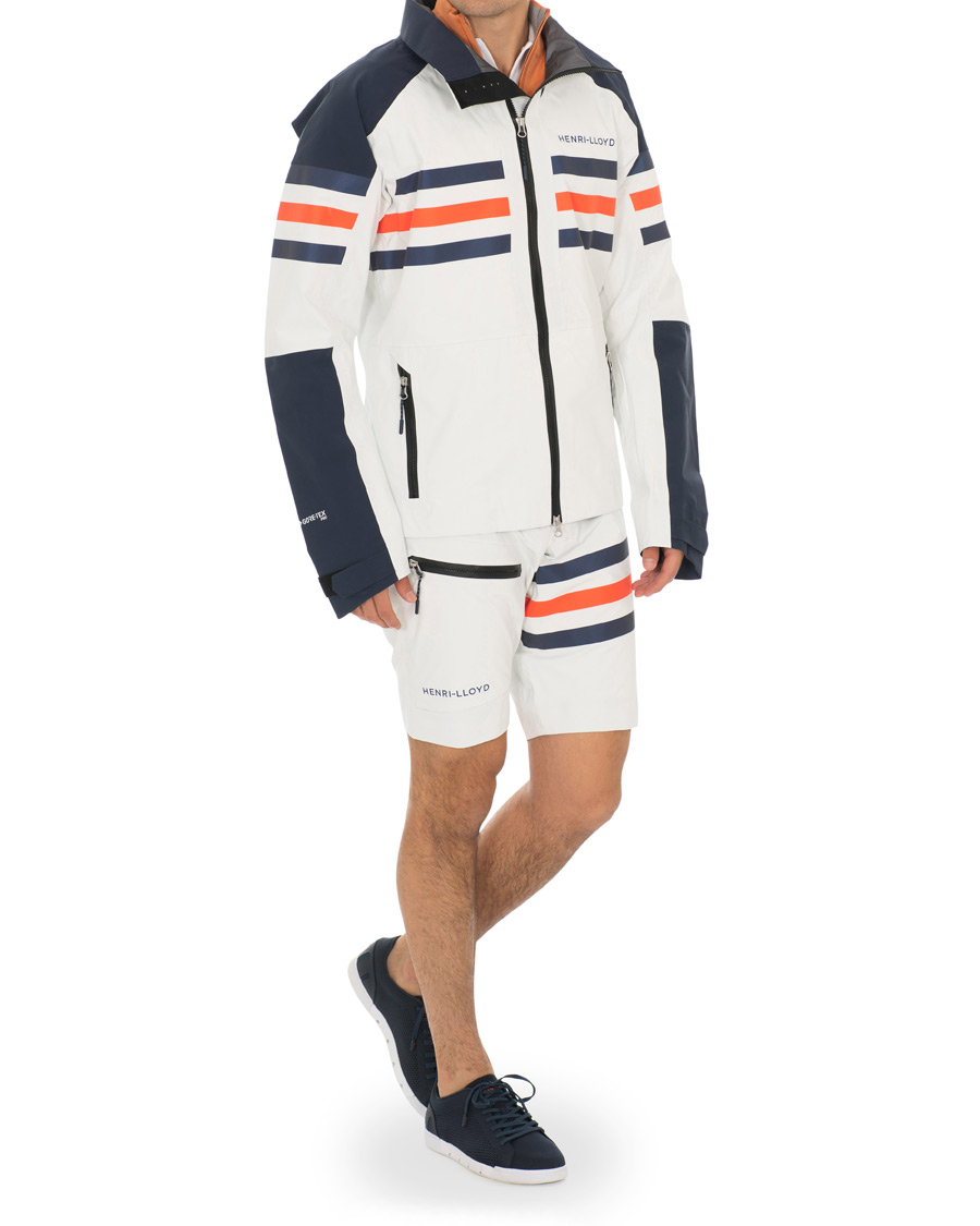Uomini | Pantaloni | Henri-Lloyd | Henri Lloyd Fremantle Stripe Shorts Cloud White