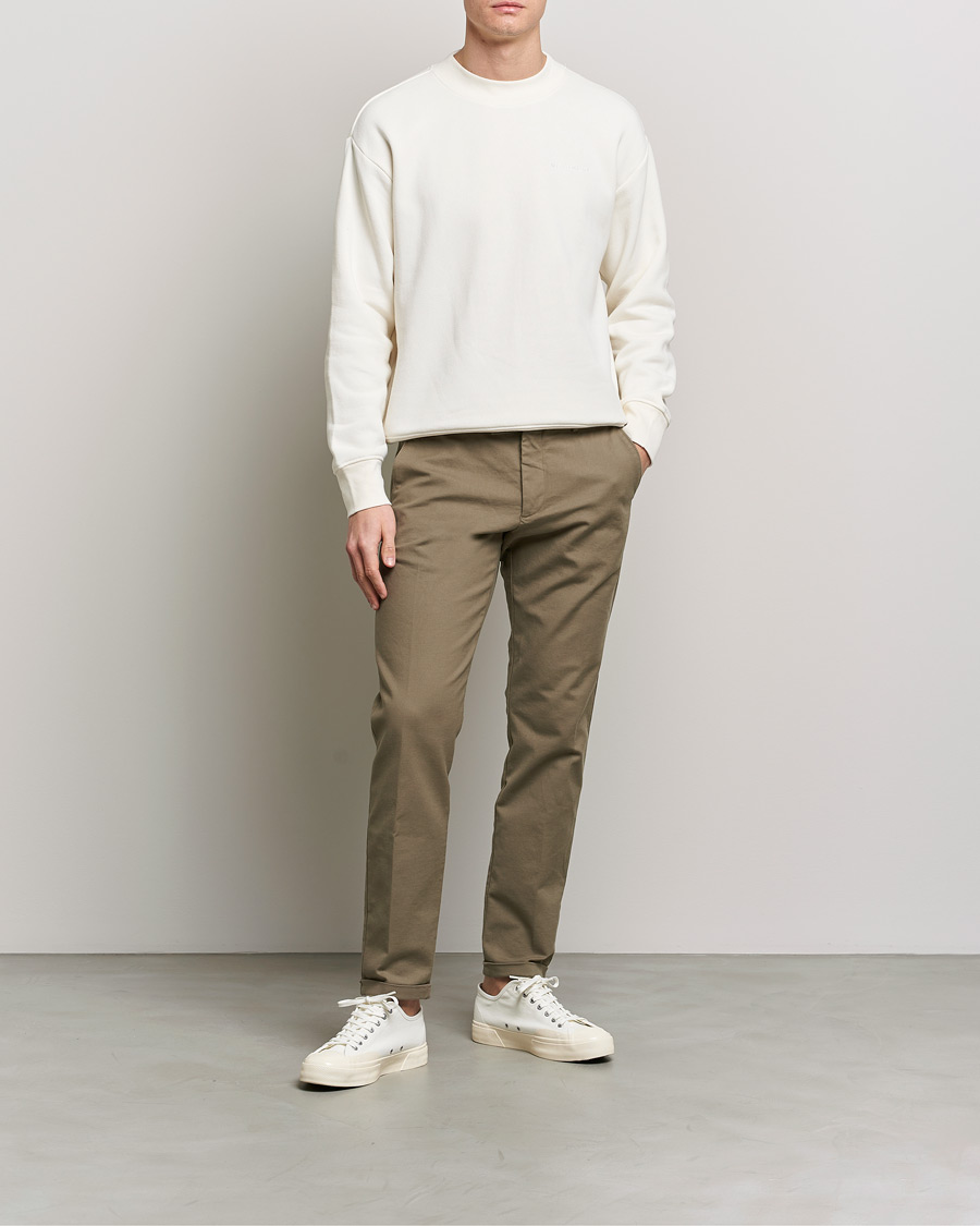 Uomini | Pantaloni | NN07 | Scott Regular Fit Stretch Trousers Khaki