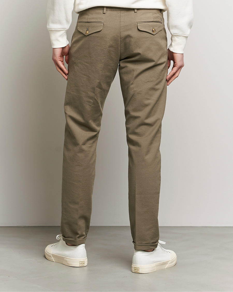 Uomini | Pantaloni | NN07 | Scott Regular Fit Stretch Trousers Khaki