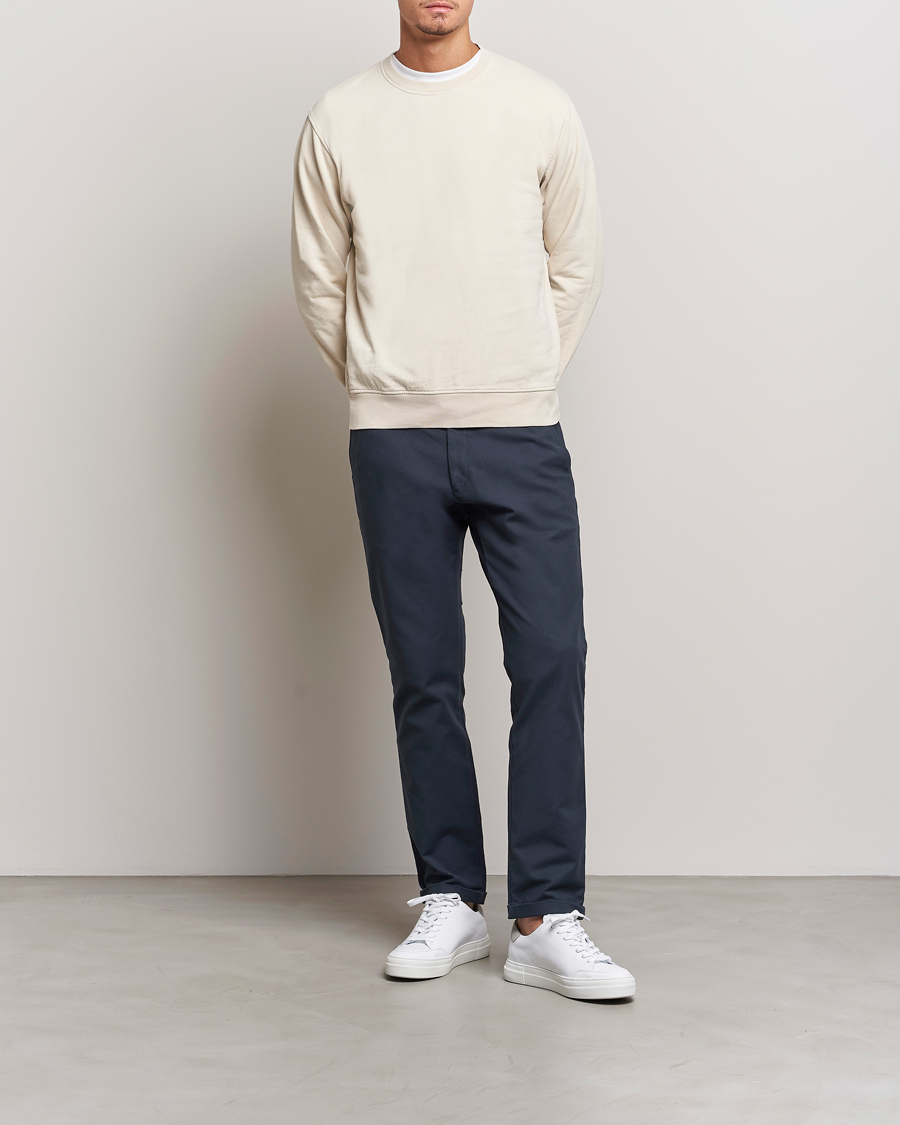 Uomini | Pantaloni | NN07 | Scott Regular Fit Stretch Trousers Navy Blue