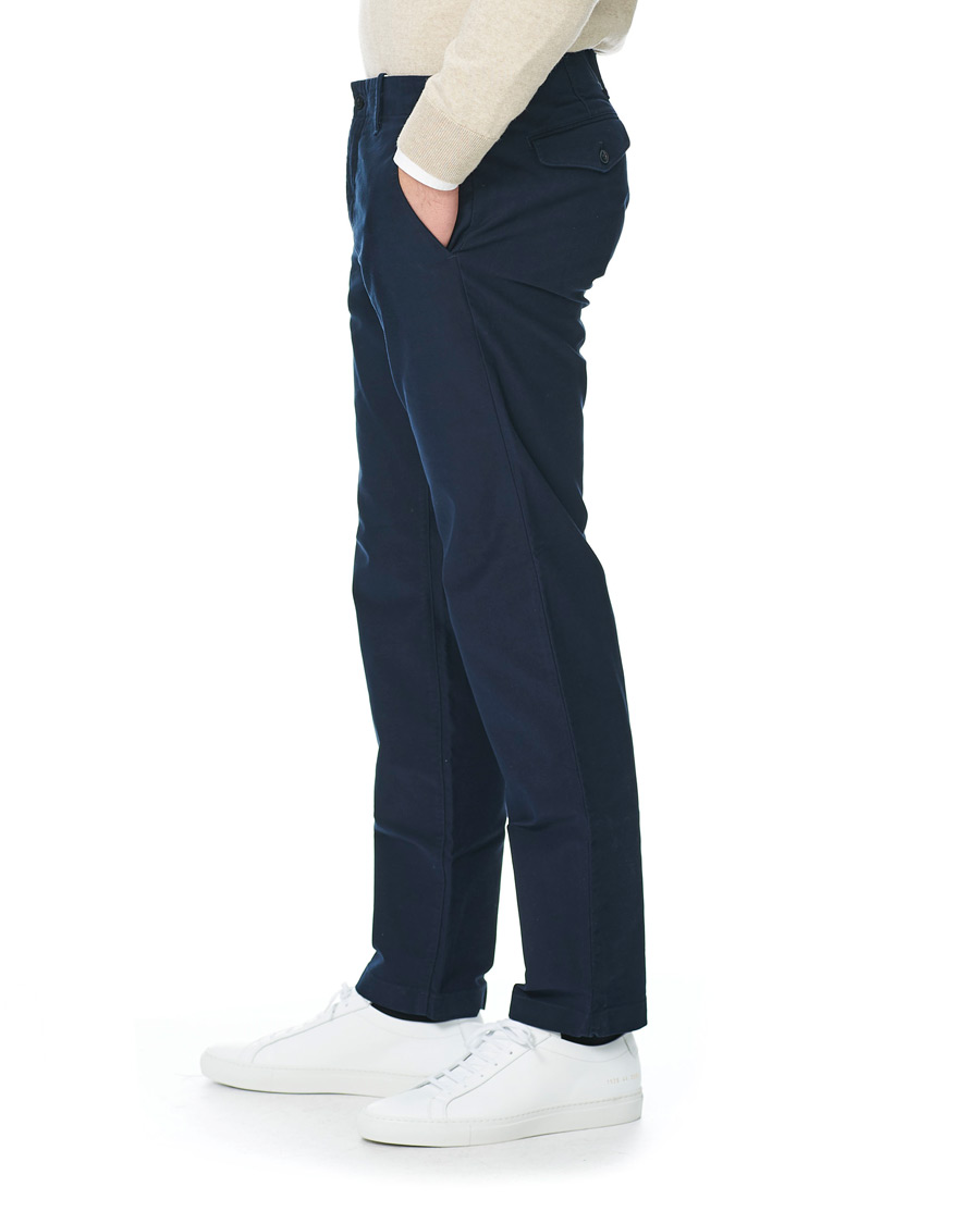 Uomini | Pantaloni | NN07 | Steven Regular Fit Stretch Chinos Light Navy