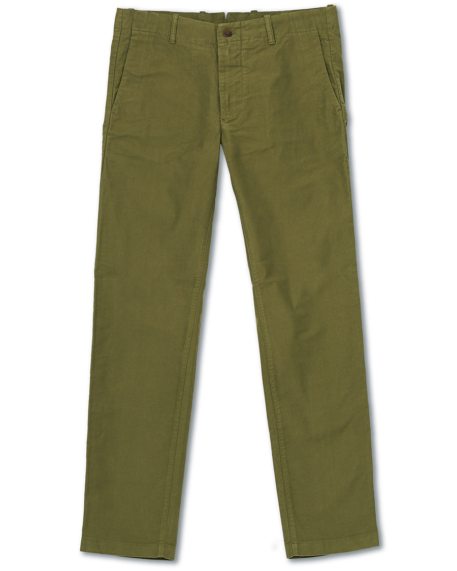 Uomini | Pantaloni | NN07 | Steven Regular Fit Stretch Chinos Moss Green