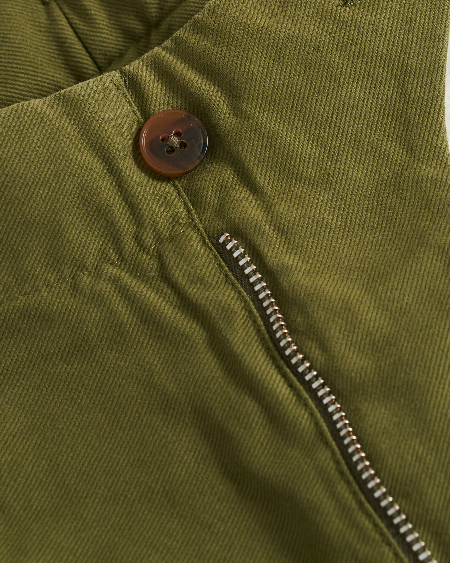 Uomini | Pantaloni | NN07 | Steven Regular Fit Stretch Chinos Moss Green