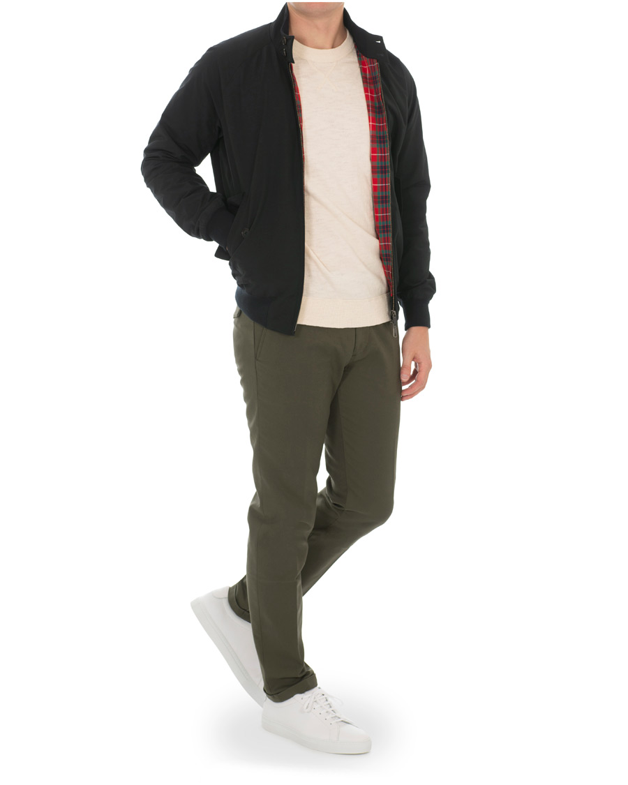 Uomini | Pantaloni | NN07 | Scott Regular Fit Stretch Trousers Army Green