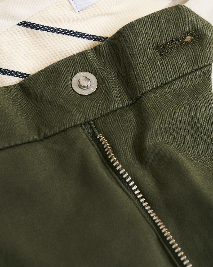 Uomini | Pantaloni | NN07 | Scott Regular Fit Stretch Trousers Army Green