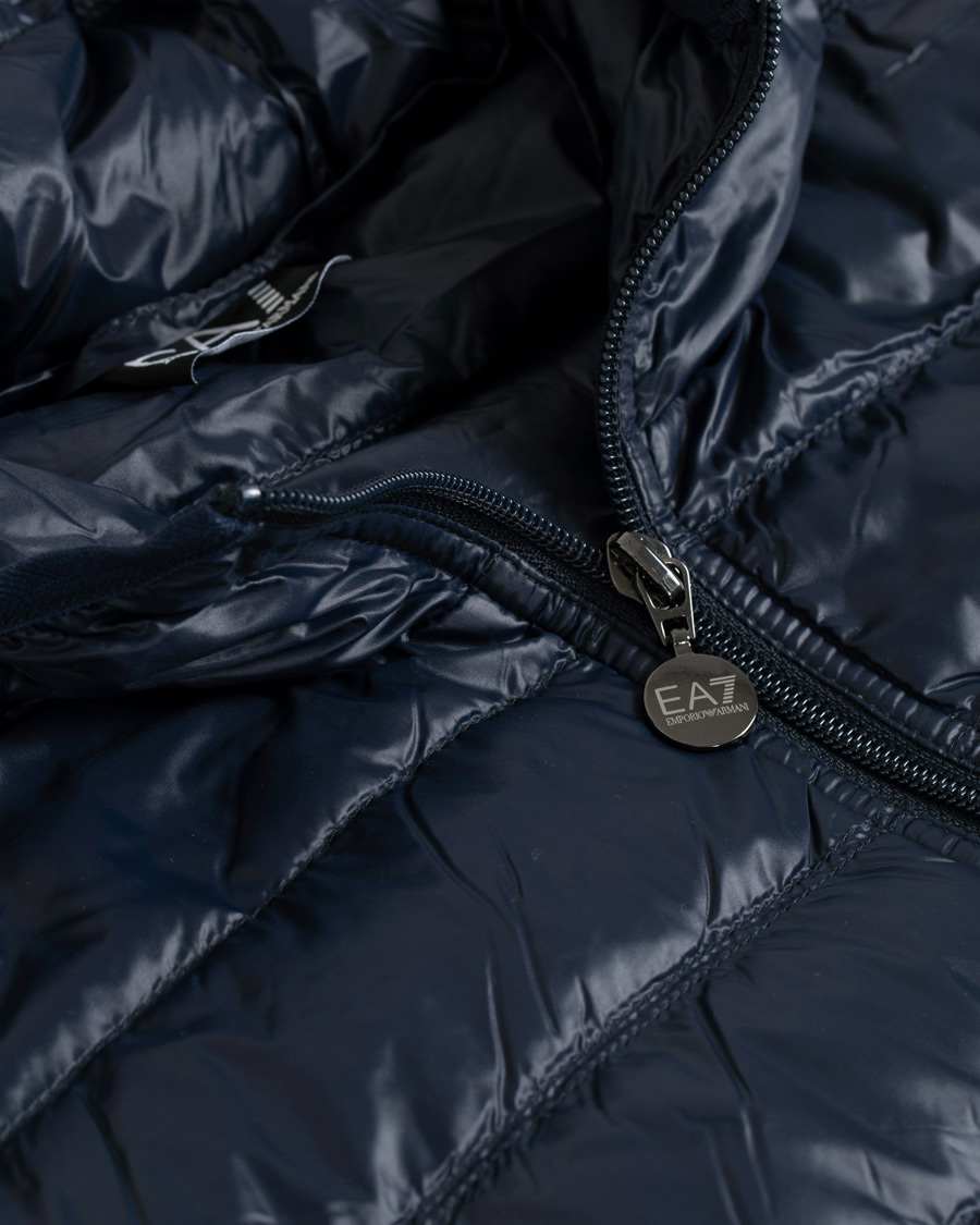 Uomini | Giacche | EA7 | Train Core Light Down Hoodie Jacket Navy
