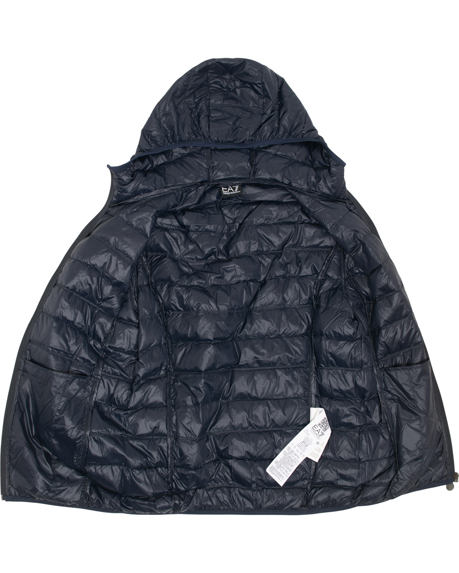 Uomini | Giacche | EA7 | Train Core Light Down Hoodie Jacket Navy