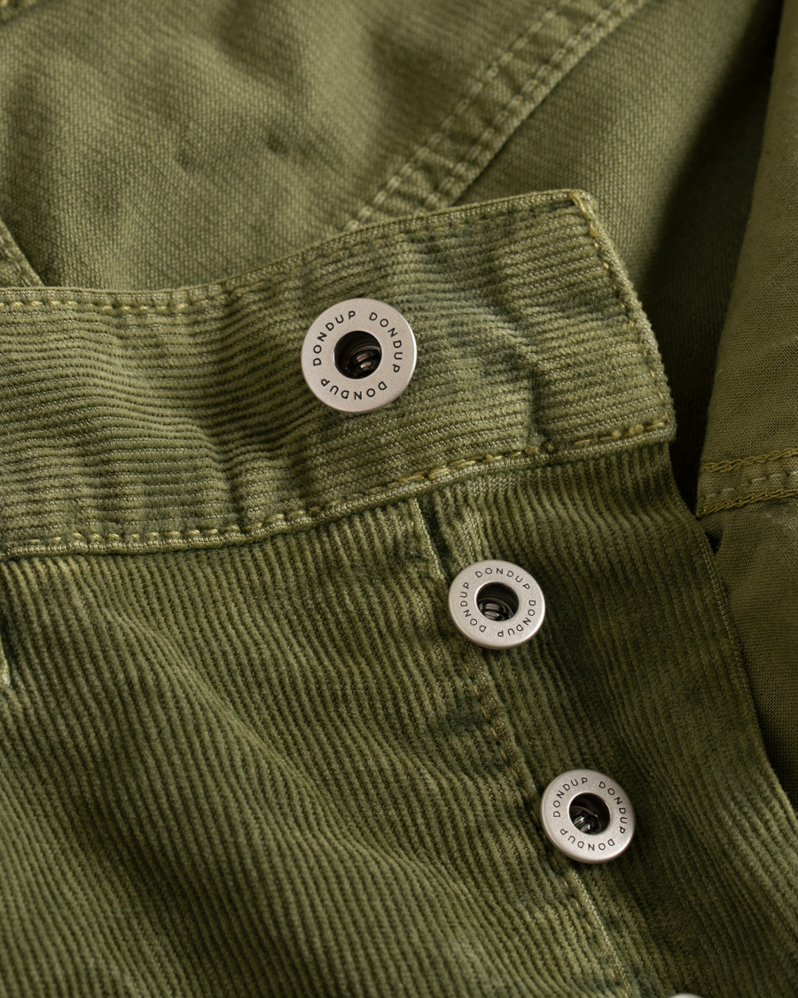 Uomini | Pantaloni | Dondup | George Corduroy Trousers Green