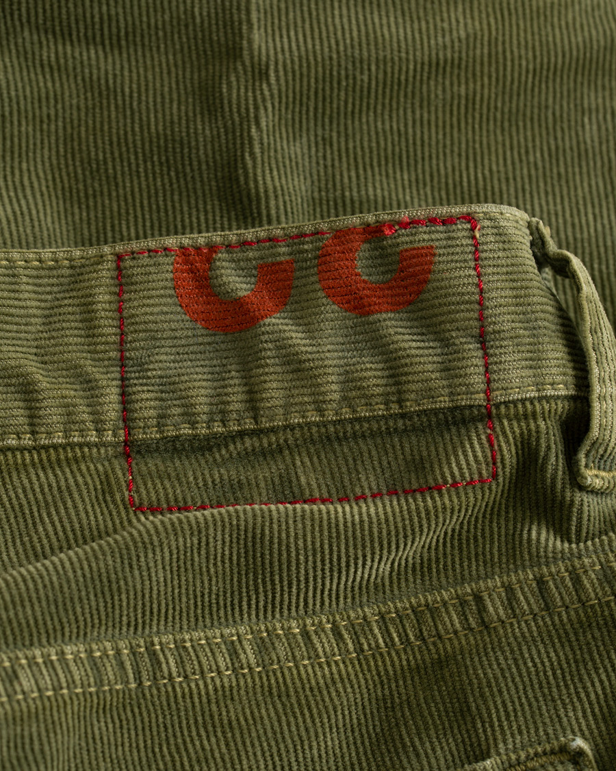 Uomini | Pantaloni | Dondup | George Corduroy Trousers Green