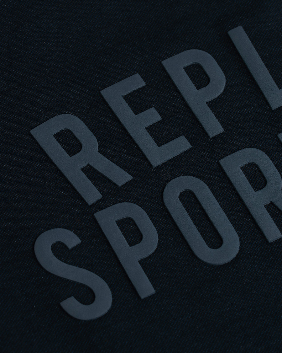 Uomini | Maglieria | Replay | SportLab Pullover Hoodie Denim Blue