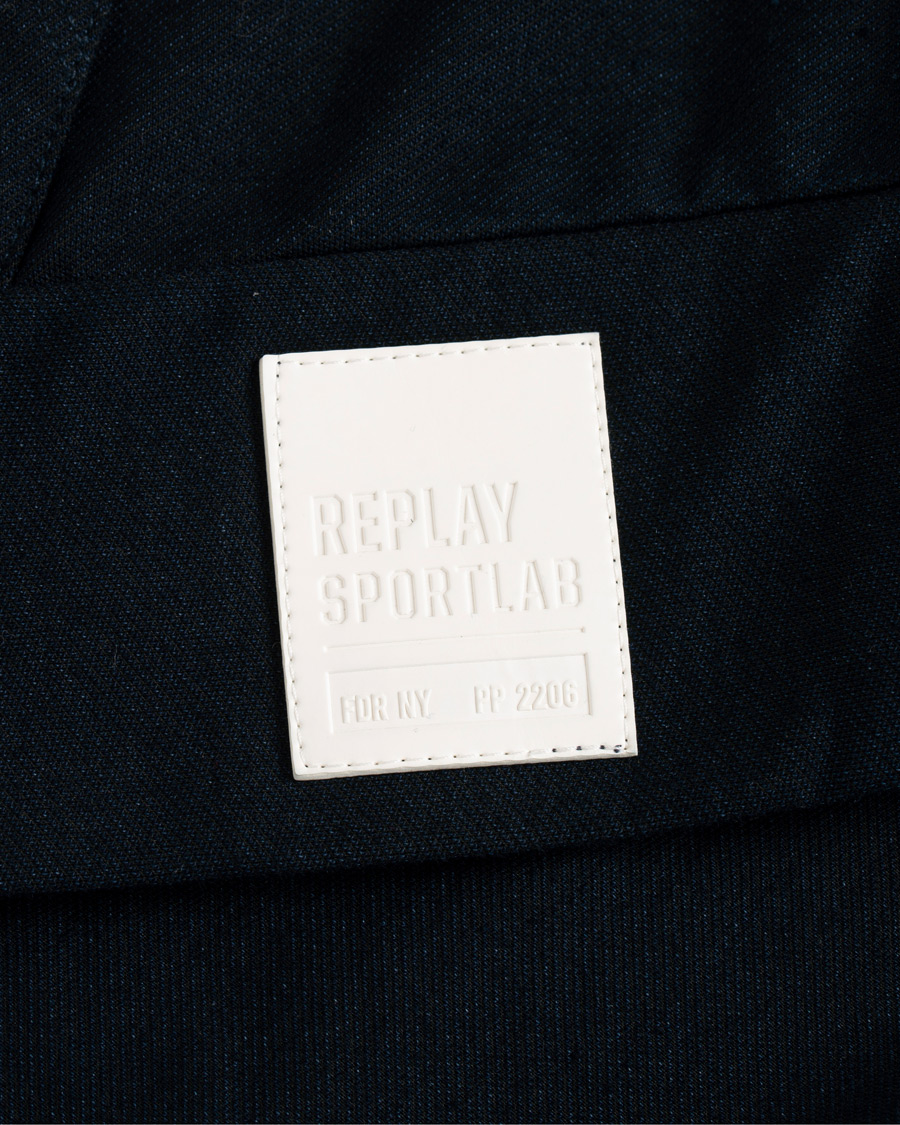 Uomini | Maglieria | Replay | SportLab Pullover Hoodie Denim Blue