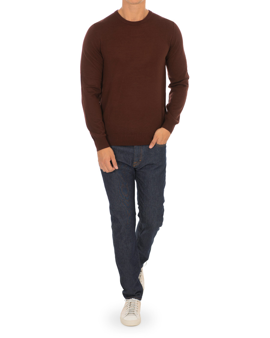 Uomini | Jeans | Tiger of Sweden Jeans | Rex Ohia Stretch Jeans Mid Blue