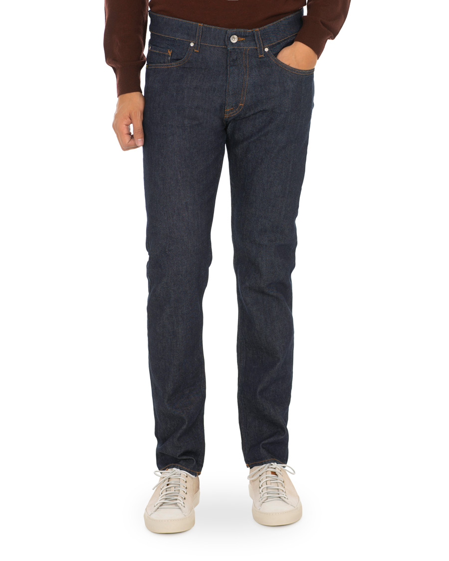 Uomini | Jeans | Tiger of Sweden Jeans | Rex Ohia Stretch Jeans Mid Blue