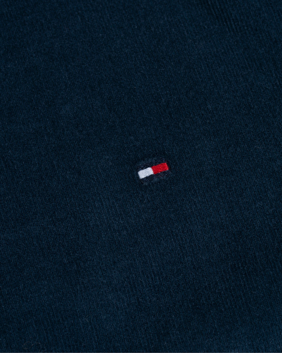Uomini | Camicie | Tommy Hilfiger | Garment Dyed Corduroy Shirt Navy