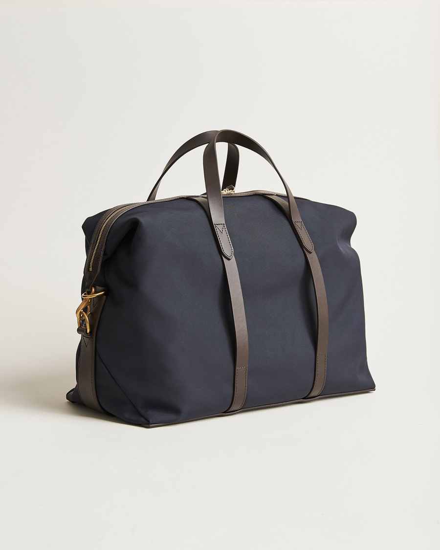 Uomini | Borse | Mismo | M/S Avail 48h Nylon Weekendbag Navy/Dark Brown
