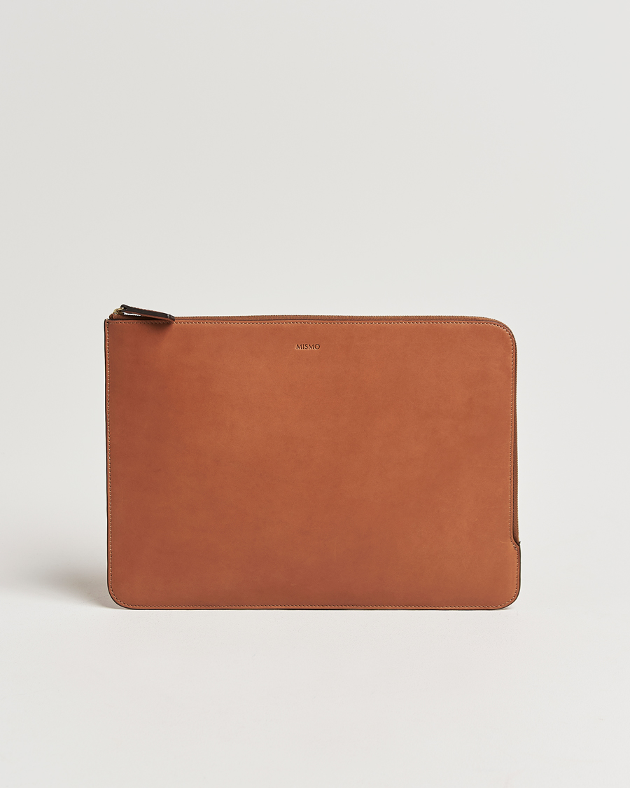 Uomini | Mismo Full Grain Leather Laptop Cover 14