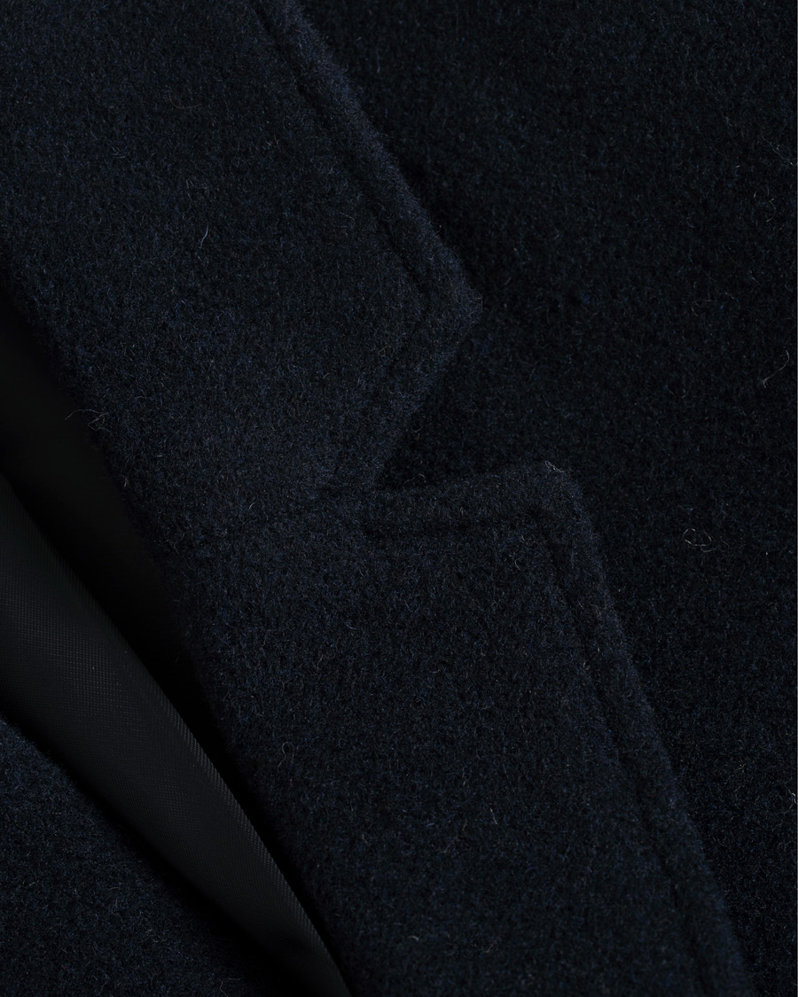 Uomini | Giacche | Samsøe Samsøe | Samsøe & Samsøe Bryn Wool Coat Night Sky