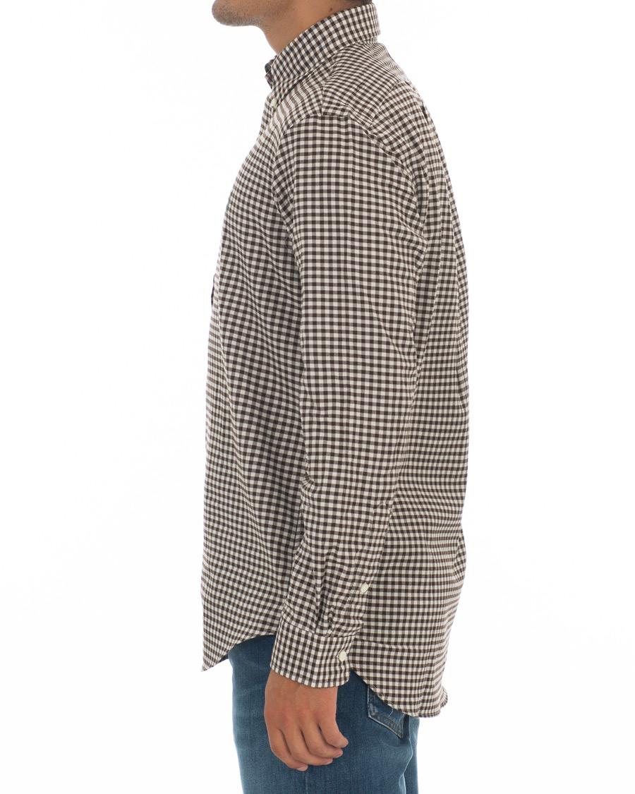Uomini | Camicie | Polo Ralph Lauren | Custom Fit Twill Check Shirt Brown/White