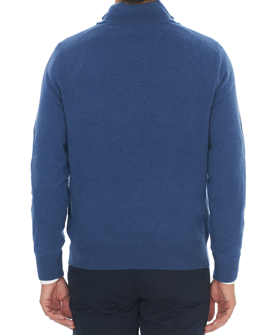 Uomini | Maglieria | Polo Ralph Lauren | Merino Half Zip Shale Blue
