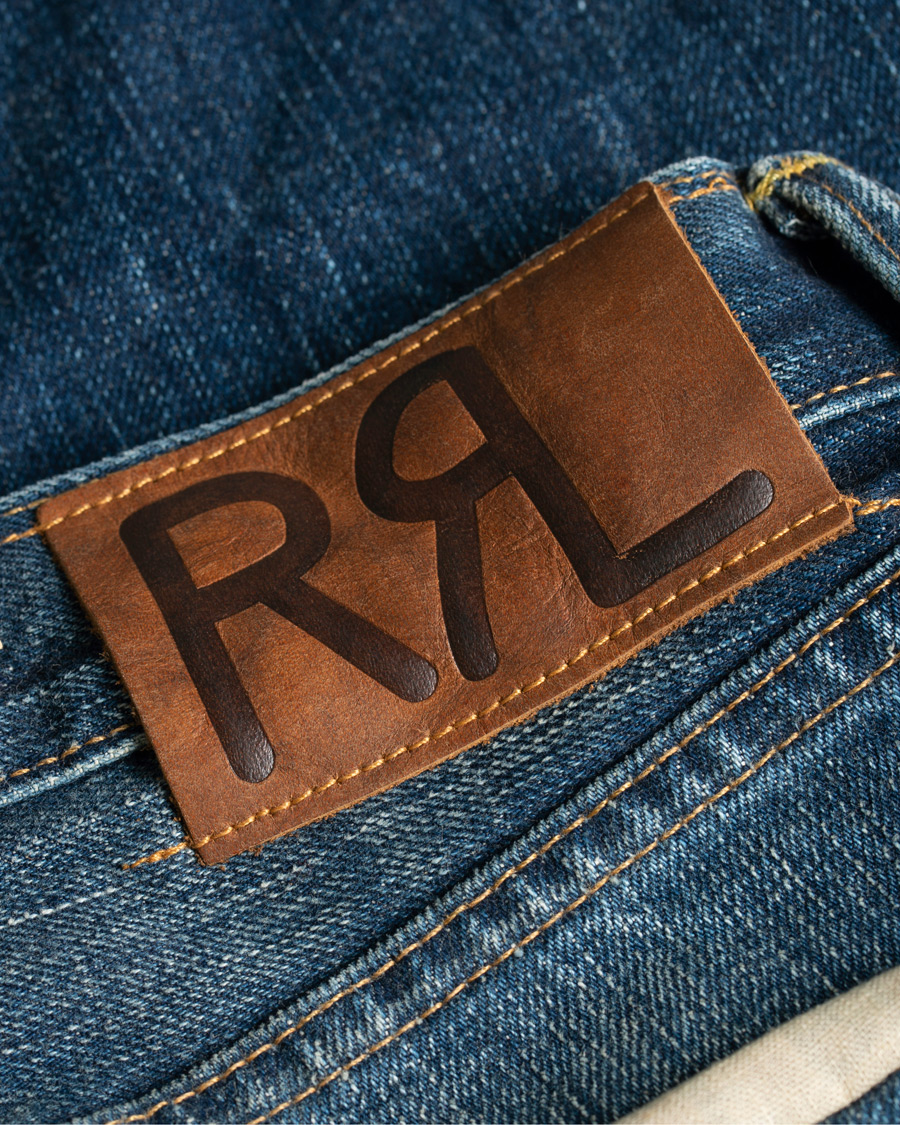 Uomini | Jeans | RRL | Low Straight Fit Selvedge Jeans Milwaukee Wash