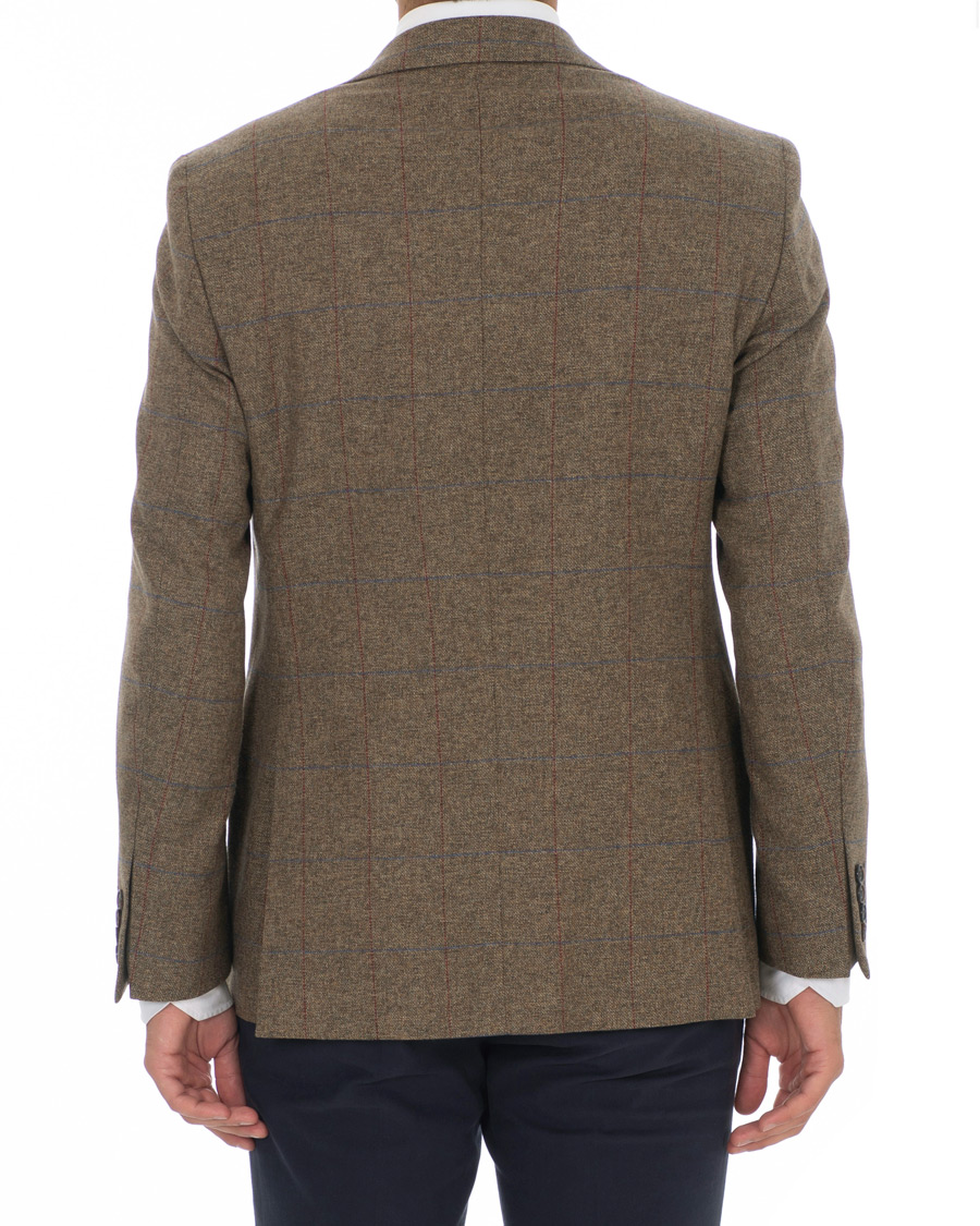 Uomini | Blazers | Walker Slater | Edward Tweed Windowpane Blazer Brown