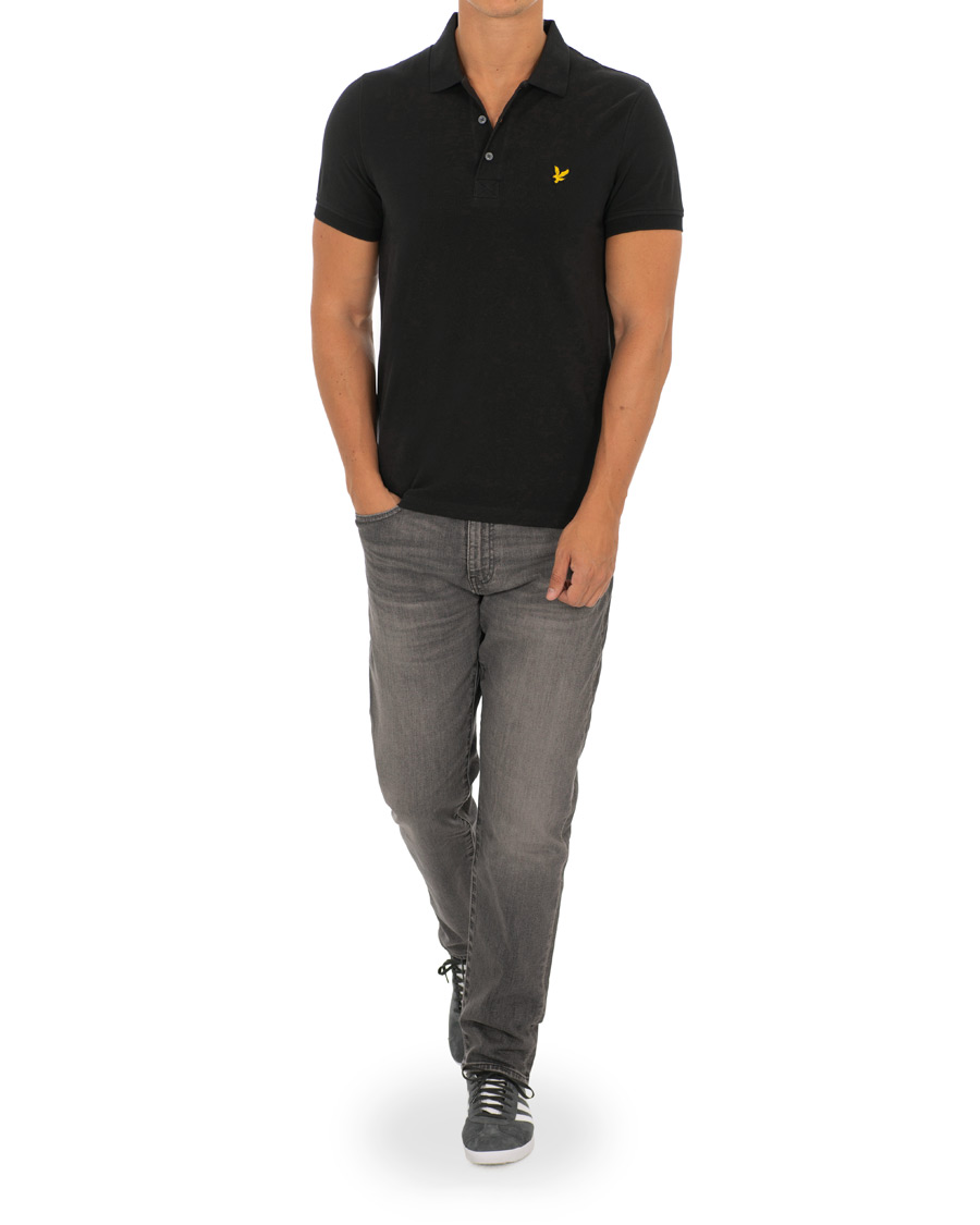 Uomini | Polo | Lyle & Scott | Plain Polo Shirt True Black