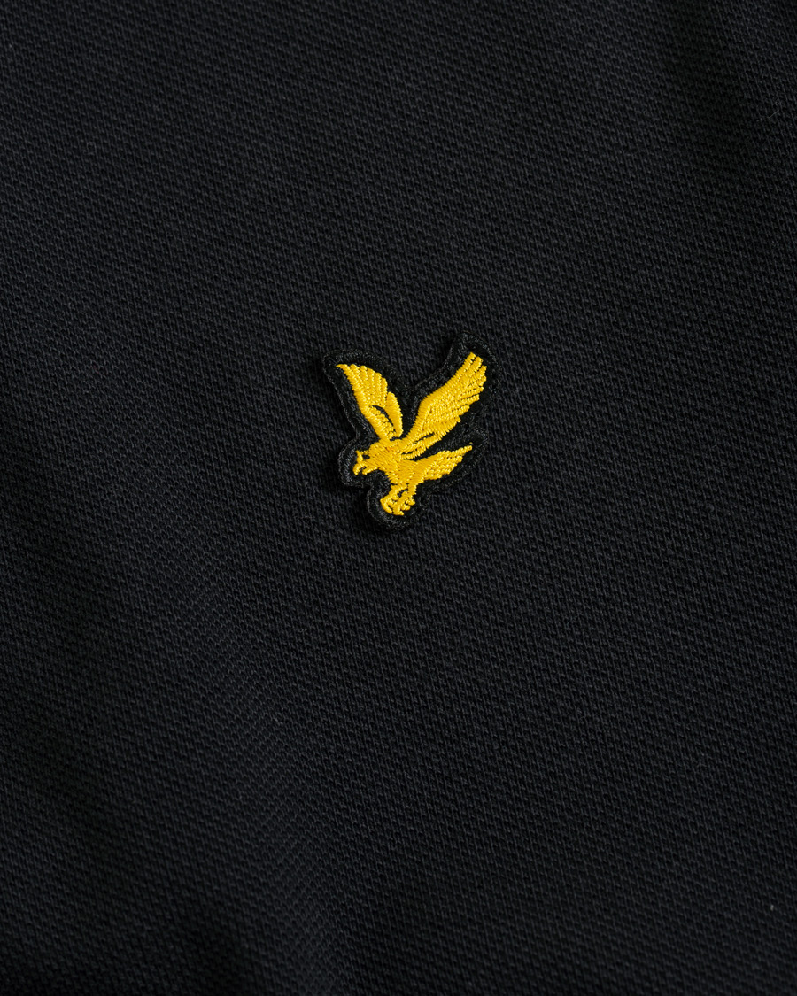 Uomini | Polo | Lyle & Scott | Plain Polo Shirt True Black