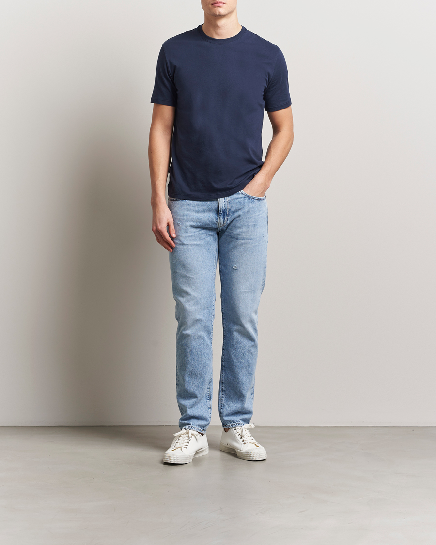 Uomini | T-shirt | Levi's | 2-Pack Crew Neck T-Shirt Navy/White