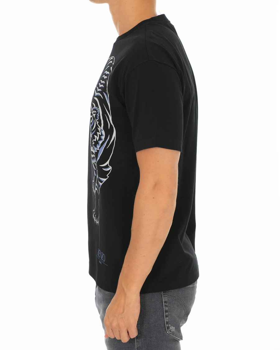 Uomini | T-shirt | KENZO | Double Tiger T-shirt Black
