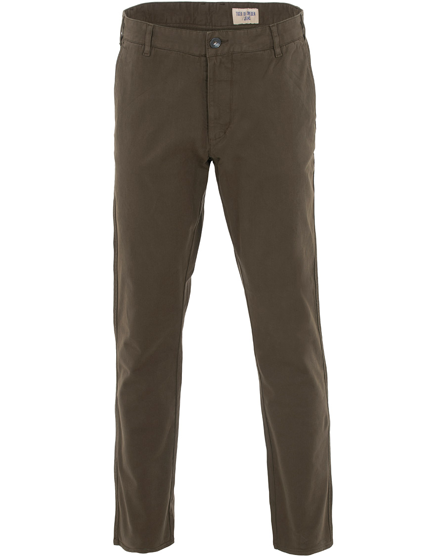 Uomini | Pantaloni | Tiger of Sweden Jeans | River Stretch Pants Timber Brown