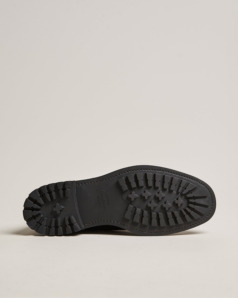 Uomini | Stivali | Loake 1880 | Sedbergh Derby Boot Black Calf Grain