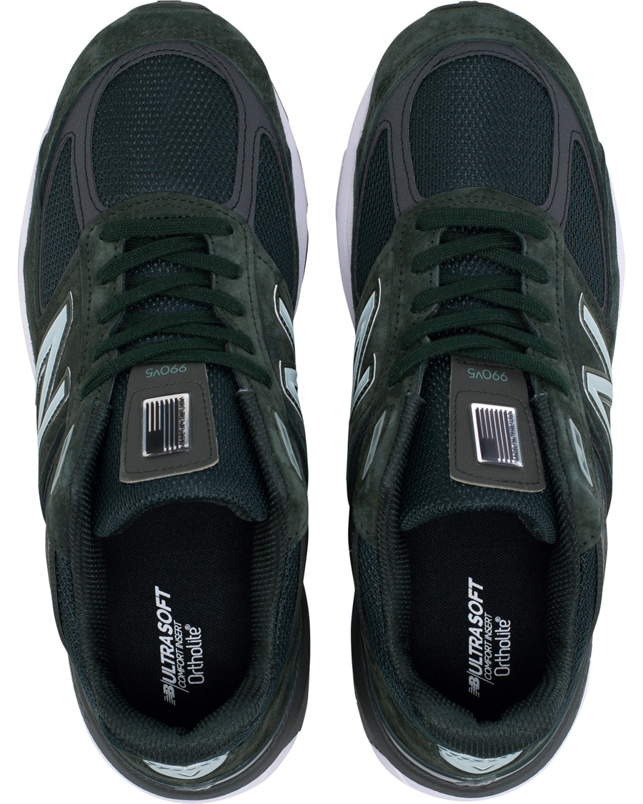 Uomini | New Balance Made in USA 990 Sneaker Green | New Balance | Made in USA 990 Sneaker Green