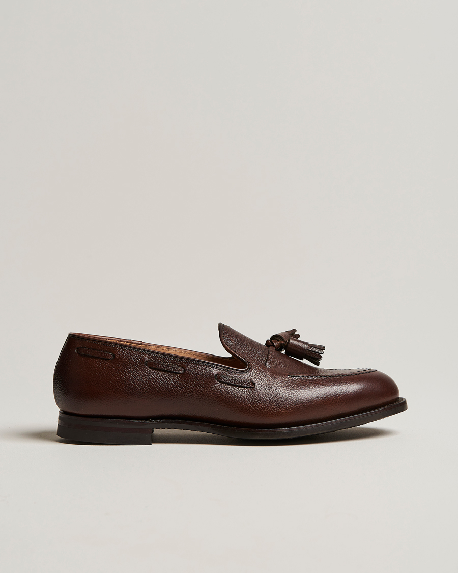 Uomini | Mocassini | Crockett & Jones | Cavendish 2 City Sole Dark Brown Grain