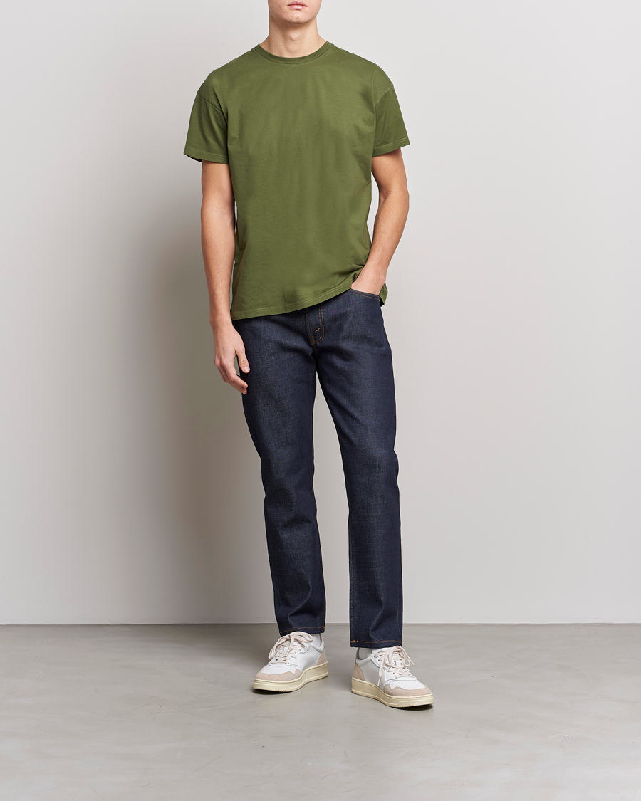 Uomini | Pantaloni | Jeanerica | TM005 Tapered Jeans Blue Raw