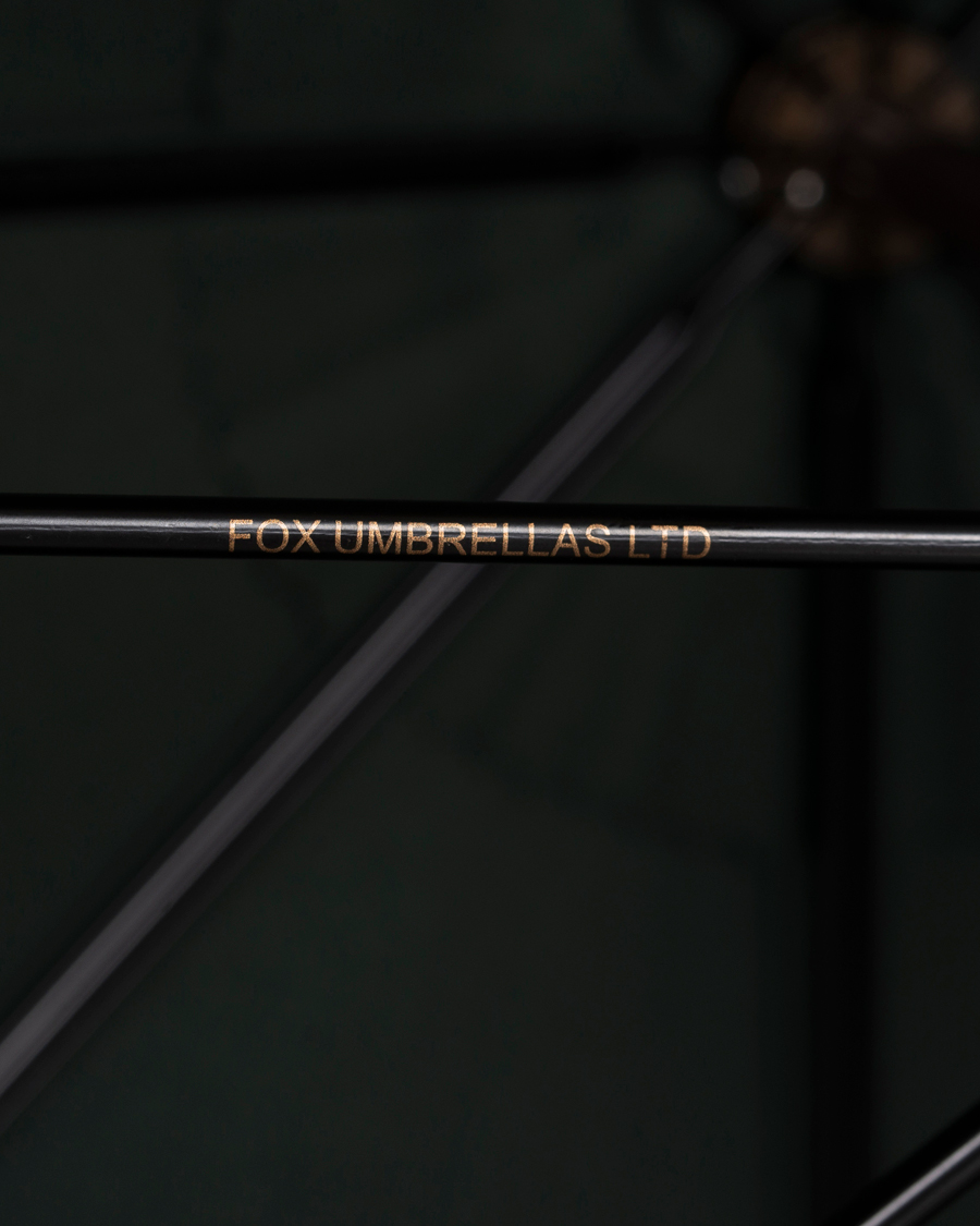 Uomini | Ombrelli | Fox Umbrellas | Polished Hardwood Umbrella Racing Green