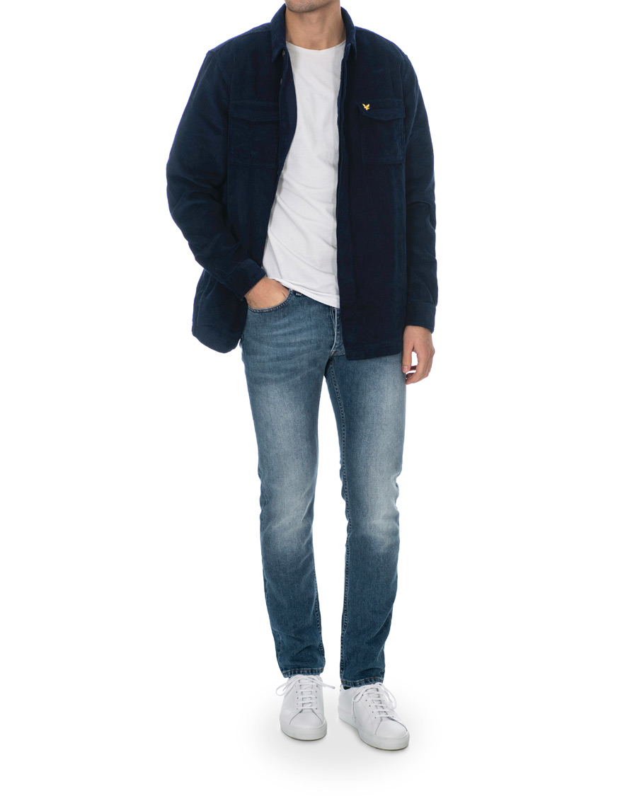 Uomini | Camicie | Lyle & Scott | Corduroy Overshirt Navy