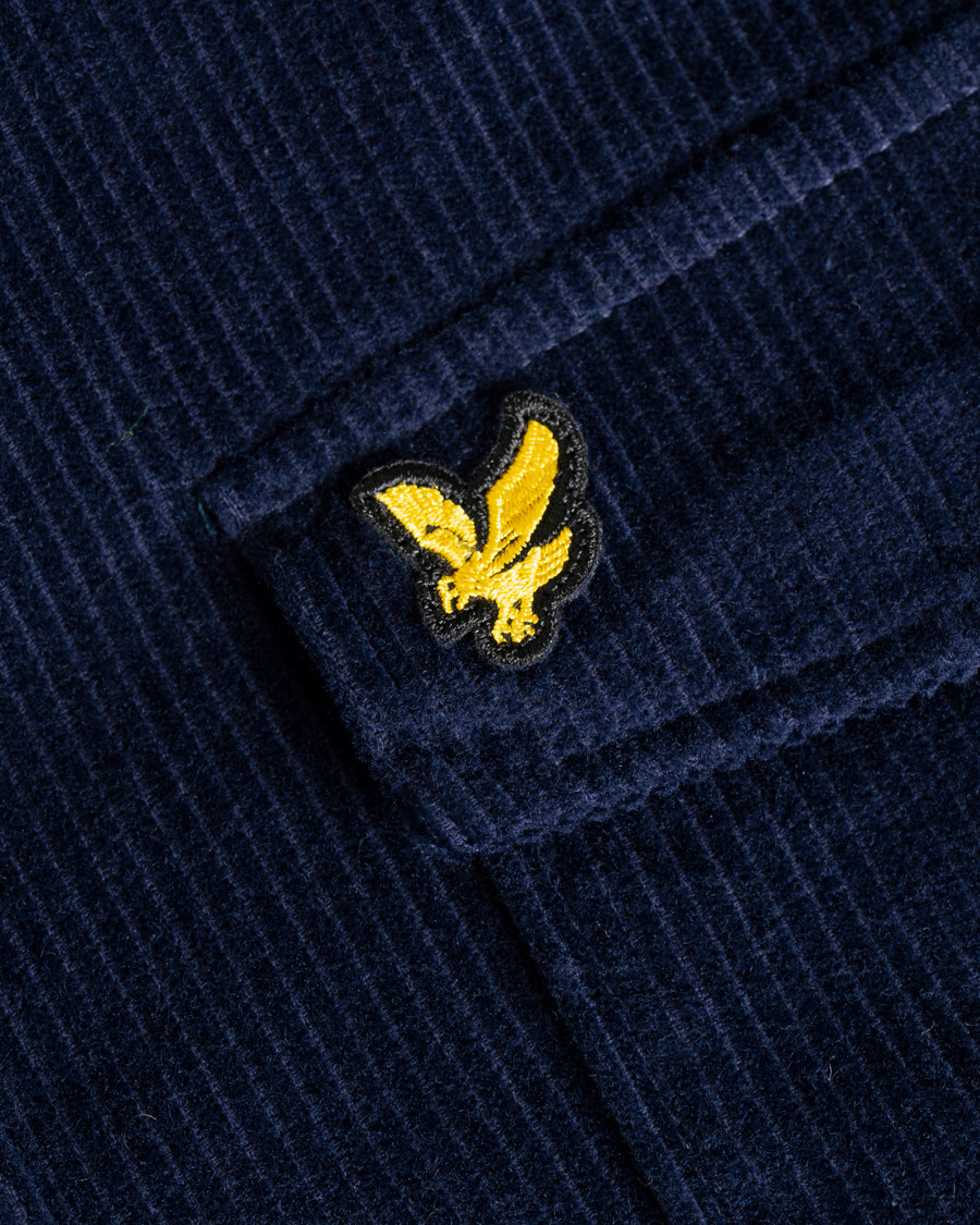 Uomini | Camicie | Lyle & Scott | Corduroy Overshirt Navy