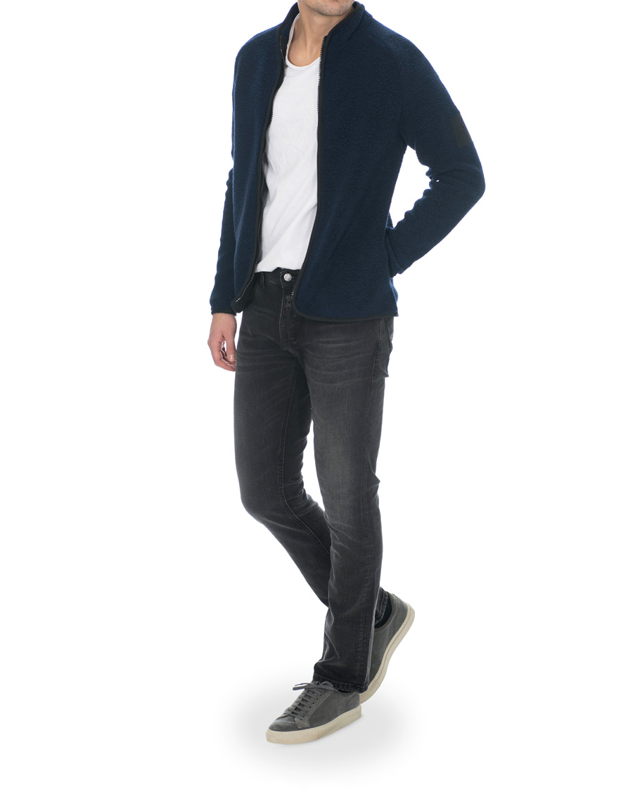 Uomini | Maglieria | Peak Performance | Ted Full Zip Fleece Salute Blue