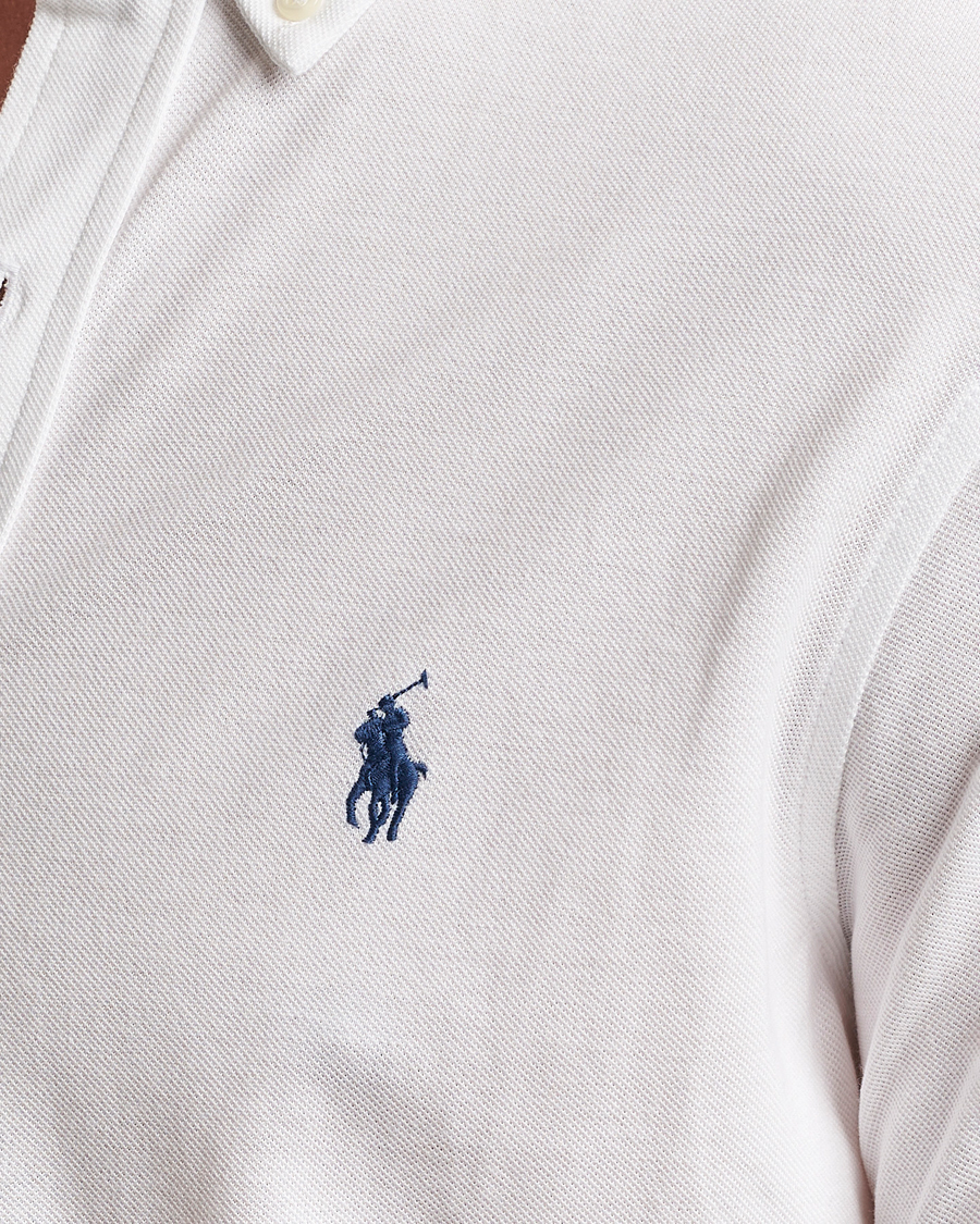 Uomini | Camicie | Polo Ralph Lauren | Featherweight Mesh Shirt White